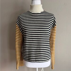 Striped Turtleneck Sweater